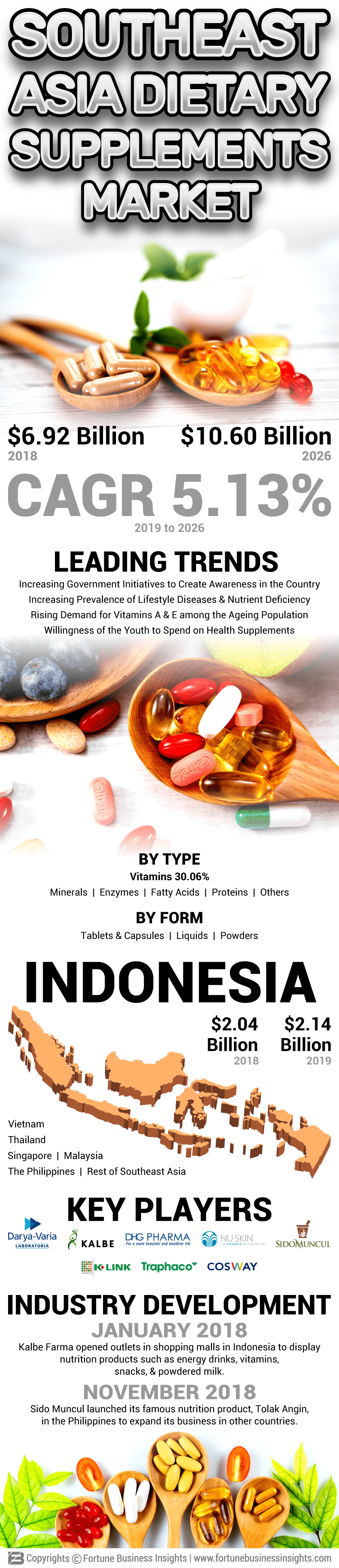 Southeast Asia Dietary Supplements Market