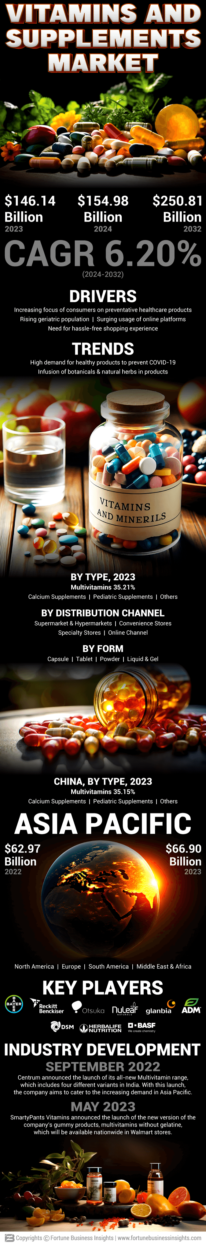 Vitamins and Supplements Market 